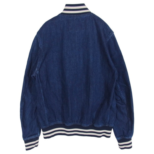 HYSTERIC GLAMOUR ヒステリックグラマー 0261AB04 ワッペン デニム スタジャン ジャケット ブルゾン インディゴブルー系 M【中古】