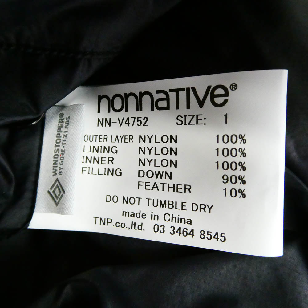 MINEDENIM マインデニム NN-V4752 × nonnative ノンネイティブ EXPLORER DOWN VEST ダウン ベスト ダークネイビー系 1【極上美品】【中古】