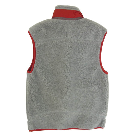 patagonia パタゴニア 09AW 23046 Classic Retro X クラシック レトロX ボア フリース ベスト グレー系 S【美品】【中古】