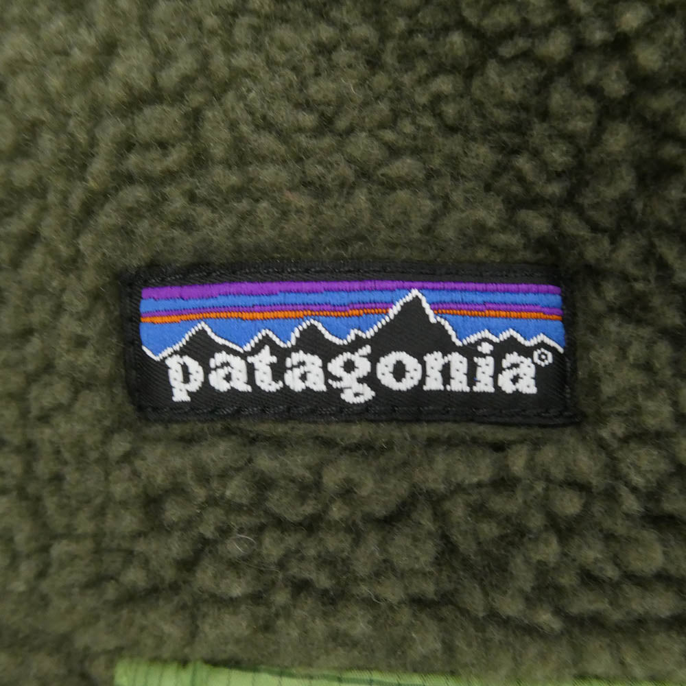 patagonia パタゴニア Synchilla Glissade Jacket シンチラ リバーシブル スナップT グリセード ジャケット グリーン系 表記サイズなし【中古】