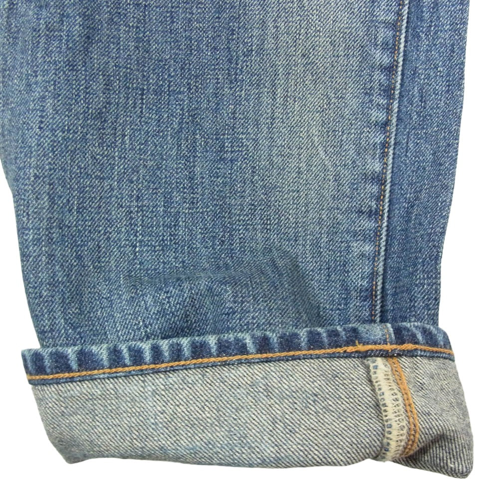 Ron Herman ロンハーマン ダメージ加工 セルビッチ ローライズ デニム パンツ インディゴブルー系 31【中古】