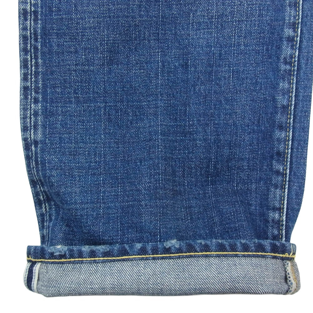 VISVIM ビズビム 19SS 0119105005024 SOCIAL SCULPTURE 13 DAMAGED-12 ソーシャルスカルプチャー デニム パンツ インディゴブルー系 32【中古】