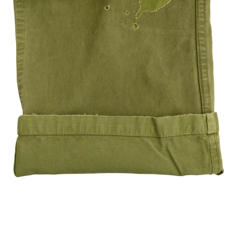VISVIM ビズビム 20AW 0120205008004 GIFFORD PANTS DMGD ダメージ加工 パンツ カーキ系 2【中古】