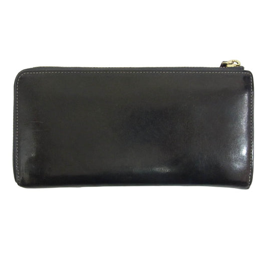 COCOMEISTER ココマイスター GOLD MINING ゴールドマイニング ラウンドジップタイプ ウォーターウォッシュ ロングウォレット 長財布 ダークブラウン系【中古】