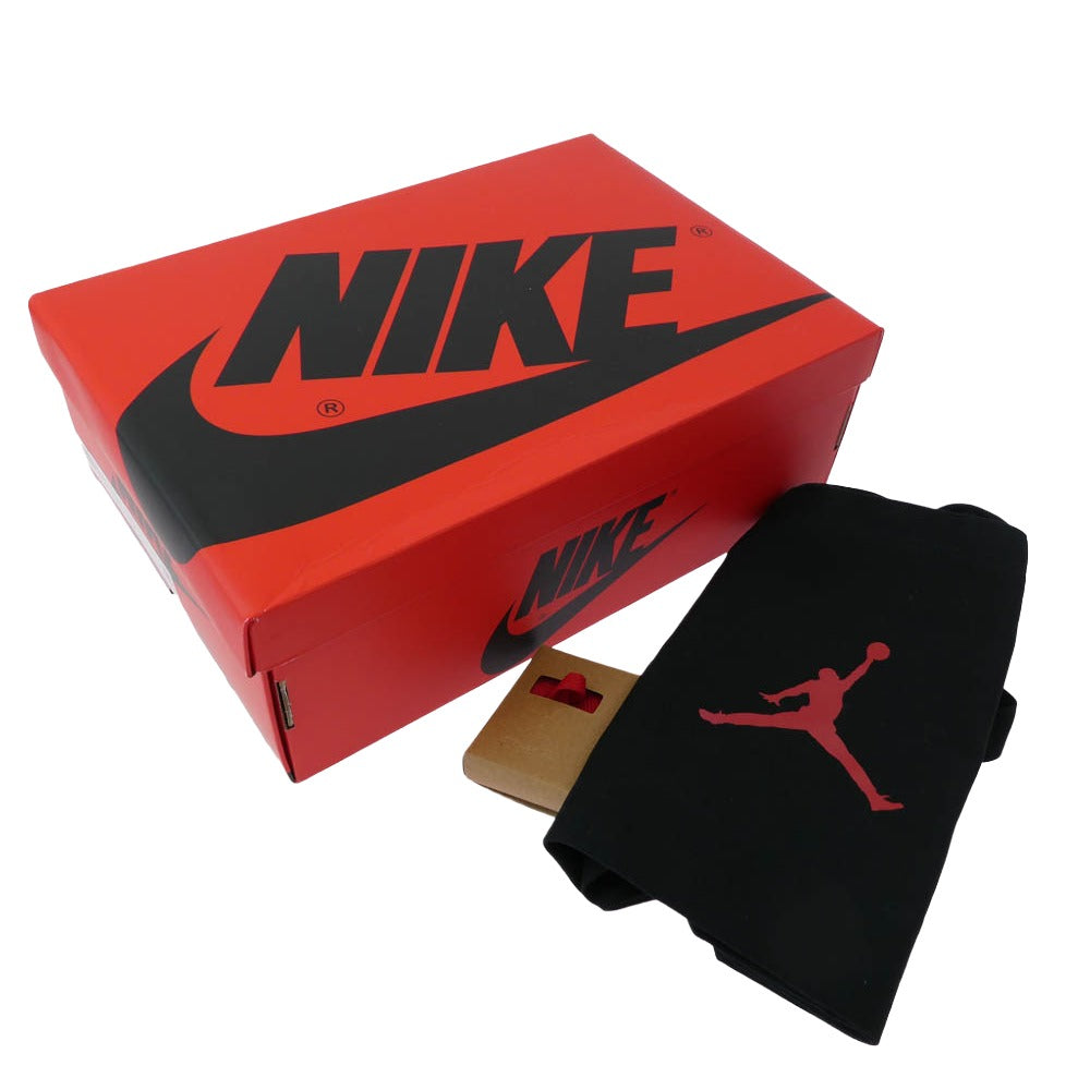 NIKE ナイキ FD4810-061 WMNS AIR JORDAN 1 HIGH OG SATIN BRED ウィメンズ エア ジョーダン ハイ サテン ブレッド スニーカー ブラック系 レッド系 27.5cm【極上美品】【中古】