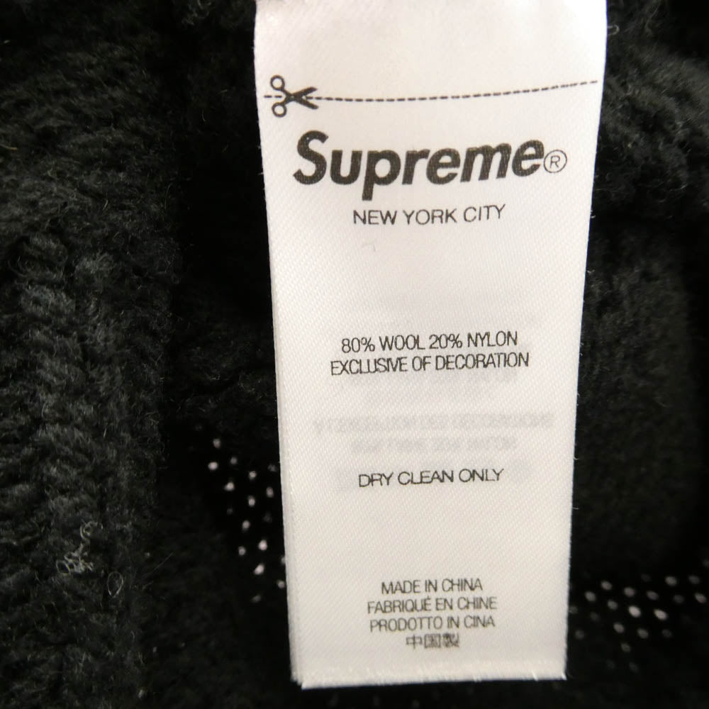 Supreme シュプリーム 25AW Y's by Yohji Yamamoto Sweater ウール クルーネック ニット ブラック系 XL【中古】