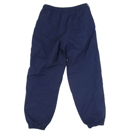 DESCENDANT ディセンダント WHARF NYLON TROUSERS ロゴプリント ワーフ ナイロン トラウザーズ メッシュ ナイロンパンツ ジョガーパンツ ネイビー系 2【中古】