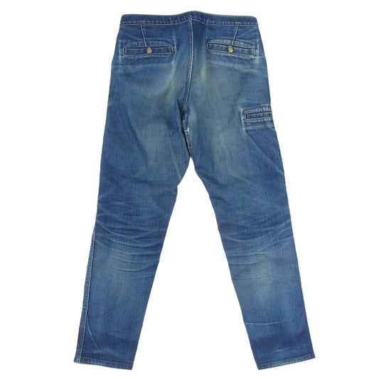 THE NORTH FACE ノースフェイス NT5608N PURPLE LABEL パープル レーベル COOLMAX STRETCH DENIM クールマックス ストレッチ デニム パンツ インディゴブルー系 30【中古】
