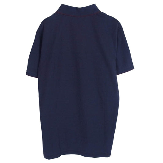 THE NORTH FACE ノースフェイス NT21543 MAXIFRESH LINED POLO マキシフレッシュ 半袖 ポロ シャツ ネイビー系 L【中古】