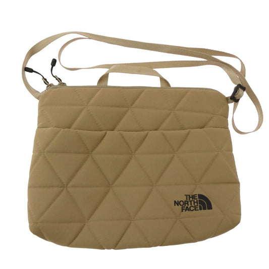 THE NORTH FACE ノースフェイス NM82033 Geoface Pouch ジオフェイス ポーチ ベージュ ベージュ系【中古】