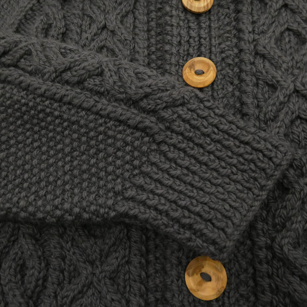 INVERALLAN インバーアラン 3A LUMBER CARDIGAN 緑タグ ランバー カーディガン グレー グレー系【極上美品】【中古】