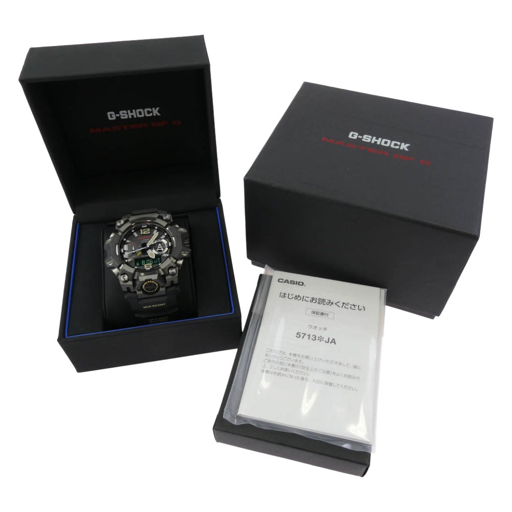 G-SHOCK ジーショック GWG-B1000-1AJF MASTER OF G MUDMASTER FLAGSHIP ソーラー 腕時計 ブラック系【中古】