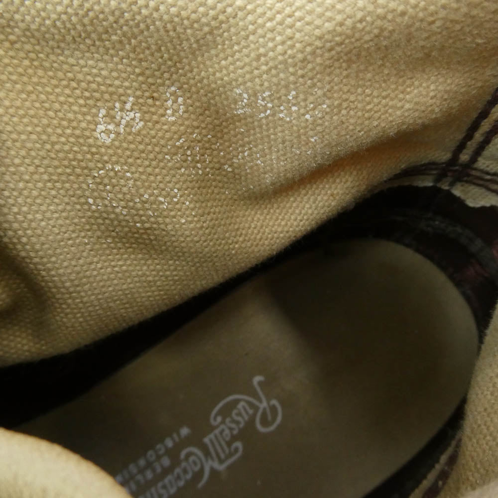 RUSSELL MOCCASIN ラッセルモカシン ショートサファリ スエード ビブラムソール ブーツ ブラウン系 ベージュ系 6.5D【中古】