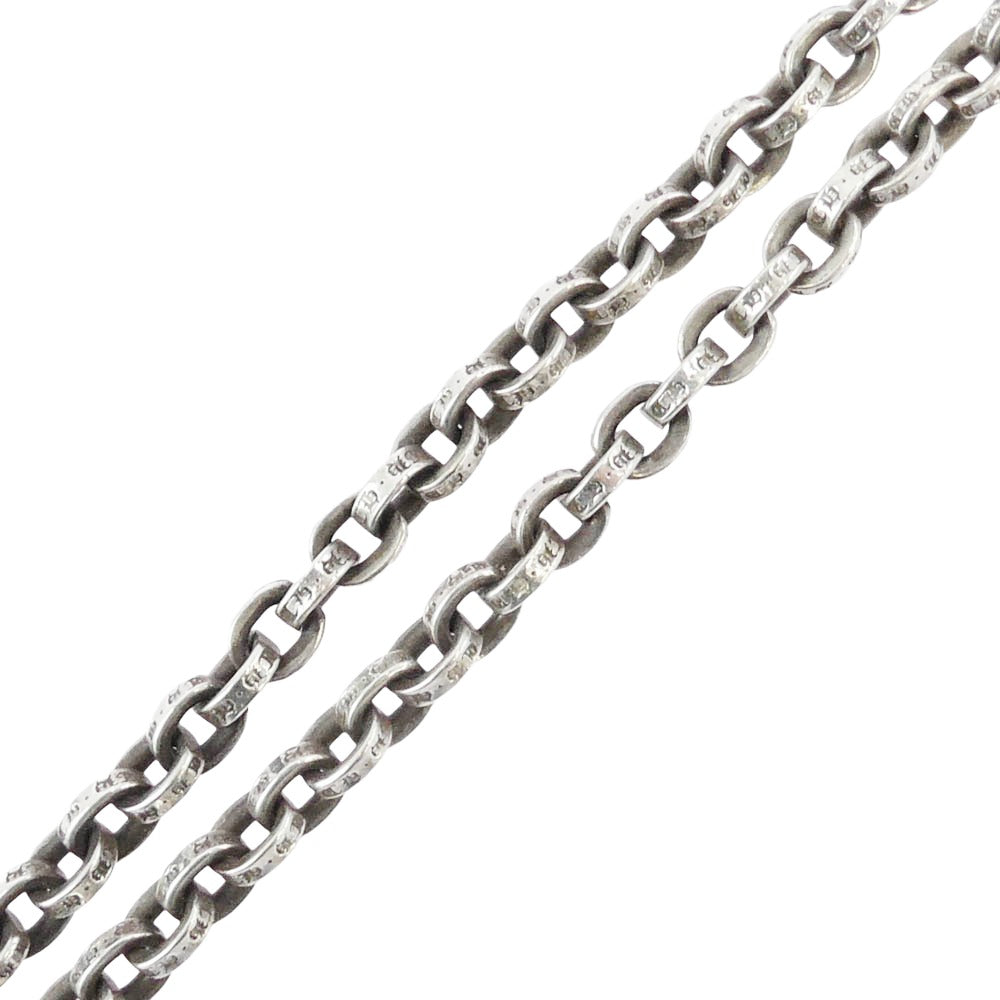 CHROME HEARTS クロムハーツ(原本無) PAPER CHAIN 18inch ペーパーチェーン 18インチ ネックレス シルバー系【中古】