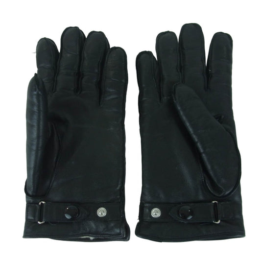 Lewis Leathers ルイスレザー LINED GLOVE ボア付き レザー グローブ 手袋 ブラック系【中古】