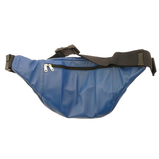 Lewis Leathers ルイスレザー PORTER ポーター WAIST BAG レザー ウエスト バッグ ブルー系【美品】【中古】