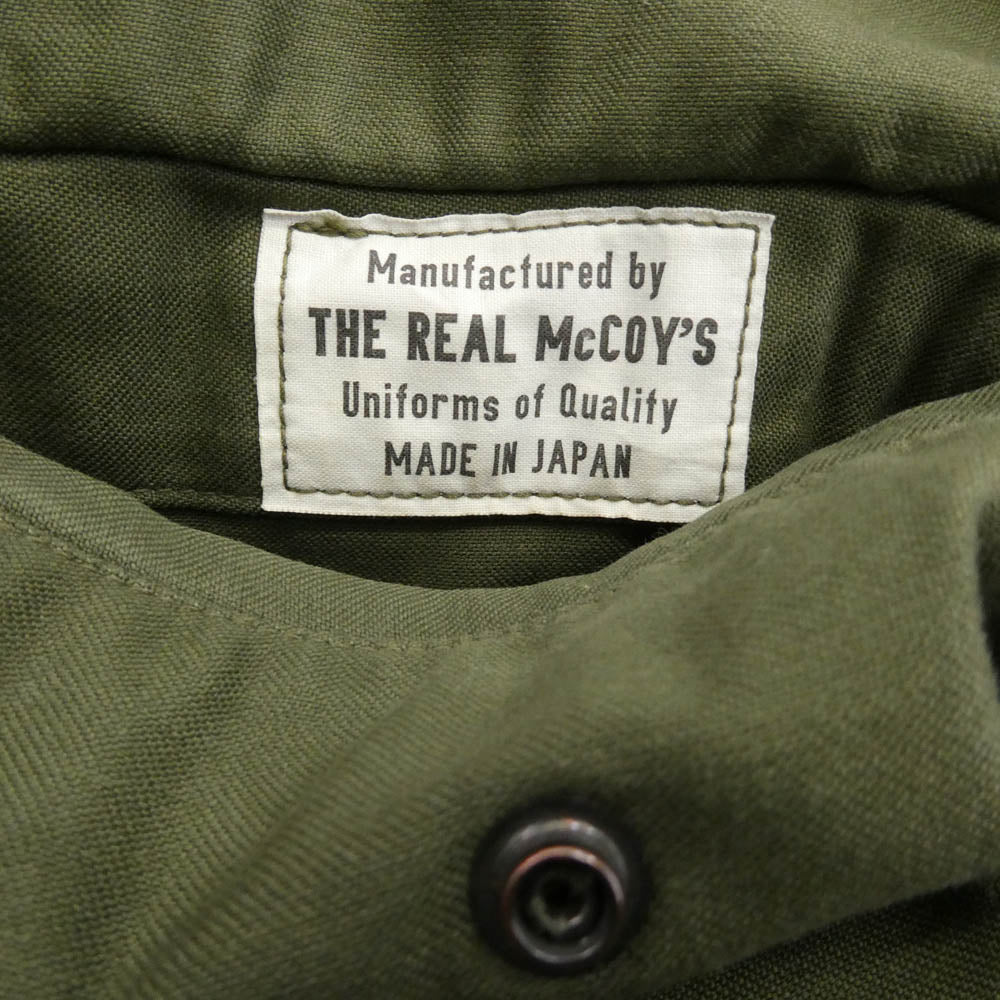 The REAL McCOY'S ザリアルマッコイズ MJ9115 M-65 FIELD JACKET フィールド ミリタリー ジャケット カーキ系 XS XXS【中古】