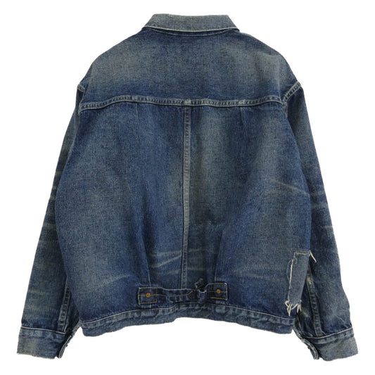 JUNYA WATANABE COMME des GARCONS ジュンヤワタナベコムデギャルソン 24AW WN-J924-100 W-Name Jacket デニム ジャケット インディゴブルー系 L【中古】