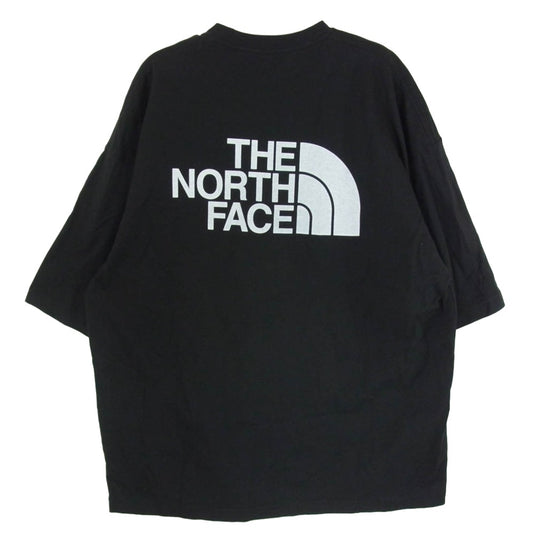 THE NORTH FACE ノースフェイス NT32434 胸ロゴプリント クルーネック 半袖 Tシャツ ブラック系 XL【中古】