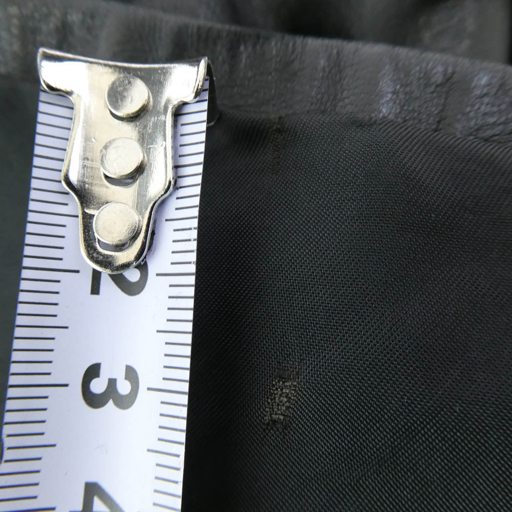 POLO RALPH LAUREN ポロ・ラルフローレン 90s レザー コート ブラック系 L【中古】