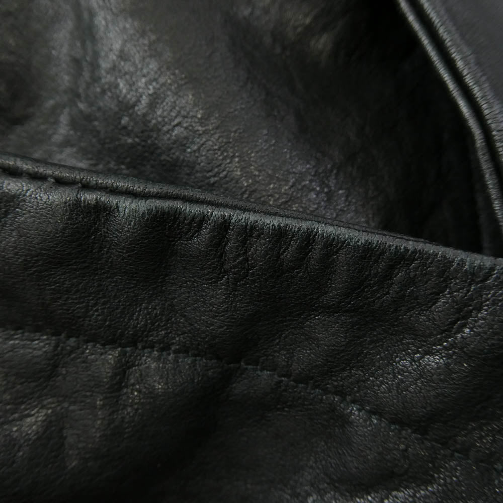 COMOLI コモリ 22AW W03-04009 Lamb Leather Coat ラムレザー コート カーコート ブラック系 3【中古】