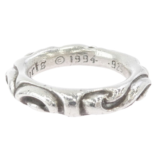 CHROME HEARTS クロムハーツ(原本無) SCRL BAND スクロールバンド リング シルバー系 約12.5号【中古】