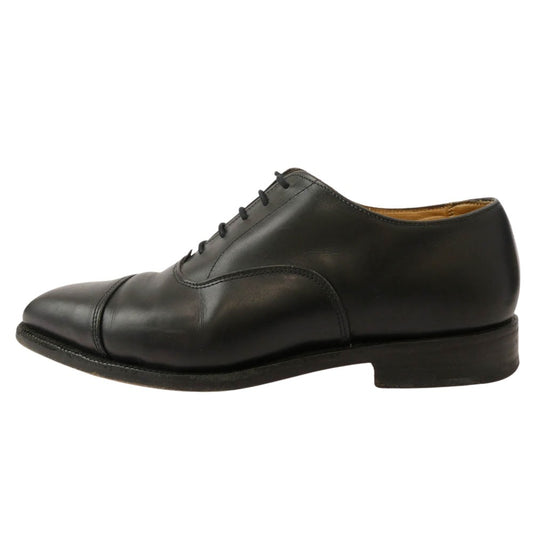 Tricker's トリッカーズ REGENT リージェント レザー 内羽根 ストレートチップ ビジネス ドレス シューズ ブラック系 6【中古】