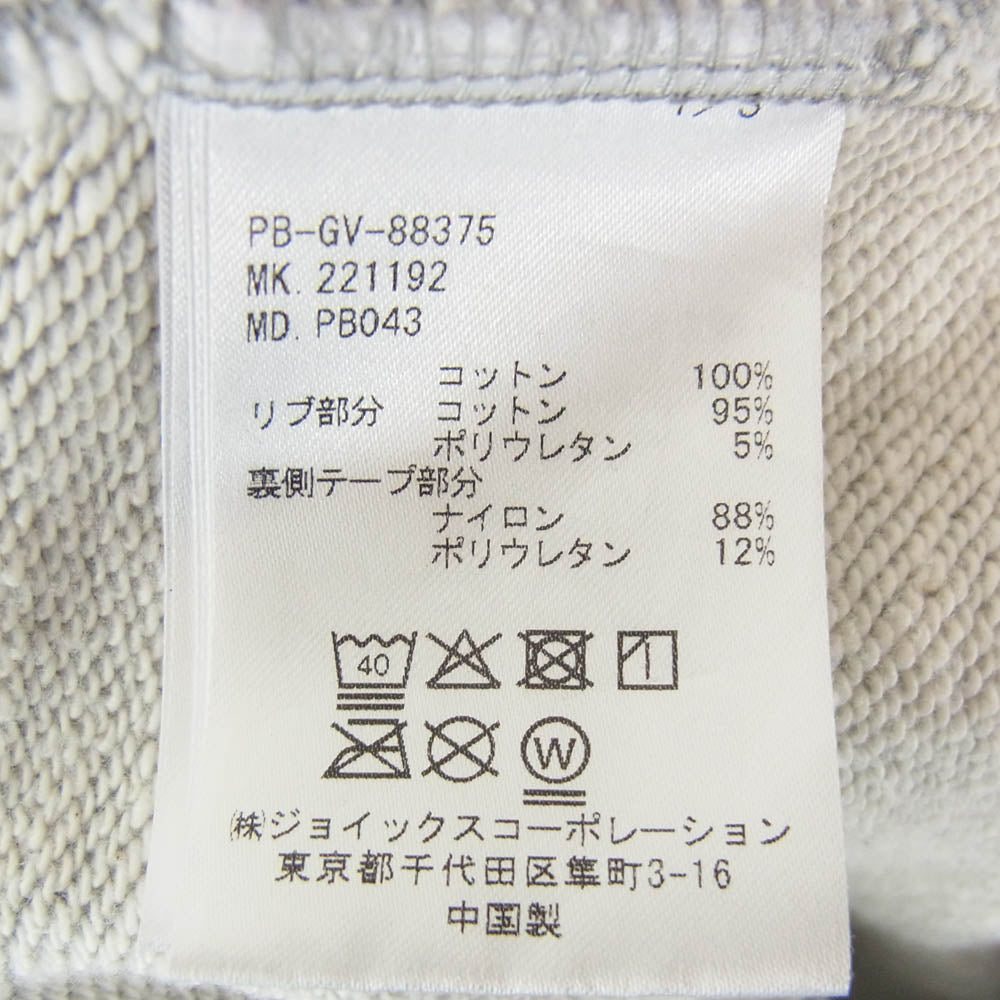 サイコバニー PB043 プリント フルジップ スウェット パーカー グレー系 XL【極上美品】【中古】