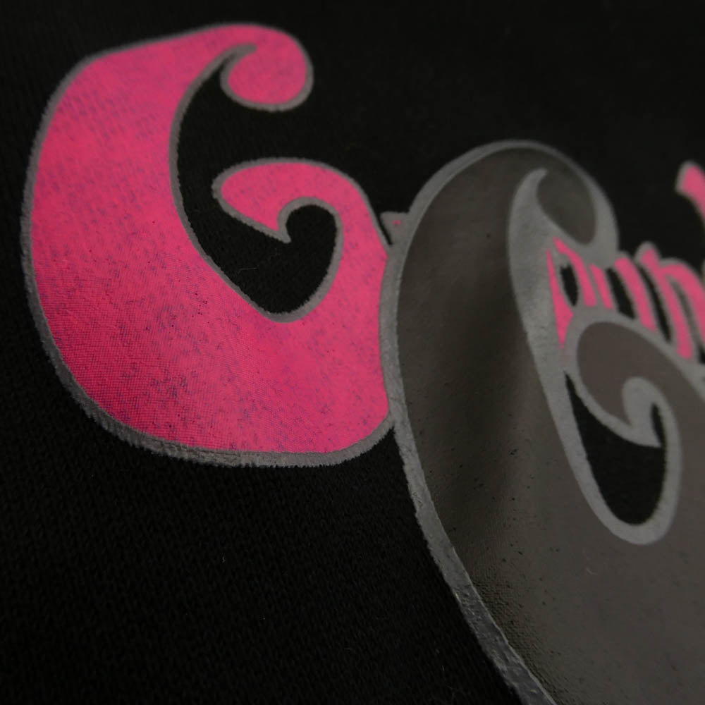 Yohji Yamamoto ヨウジヤマモト GroundY グラウンドワイ GJ-T52-071 LOGO FLEECE LINING HOODIE ロゴプルオーバーパーカー ブラック系 3【美品】【中古】