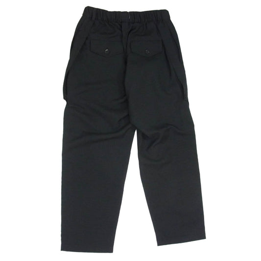 Y-3 Yohji Yamamoto ワイスリー ヨウジヤマモト 25SS JN7035 M SP UNI 3S PNT サイドボタン 3ストライプ ワイドパンツ ブラック系 S【新古品】【未使用】【中古】