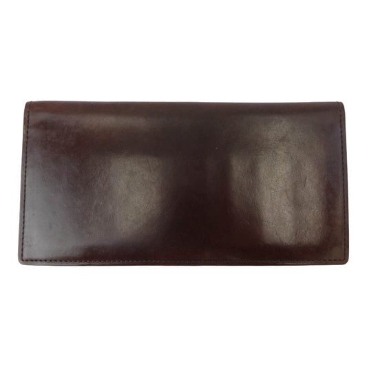 GANZO ガンゾ 57787-56 コードバン レザー 札入れ 長財布 ブラウン系【中古】