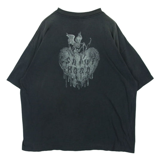 SAINT MICHAEL セントマイケル 25SS SM-HR3-0000-C70 NEIGHBORHOOD S/S TEE ネイバーフッド クルーネック 半袖 Tシャツ カットソー ダークグレー系 XXL【中古】