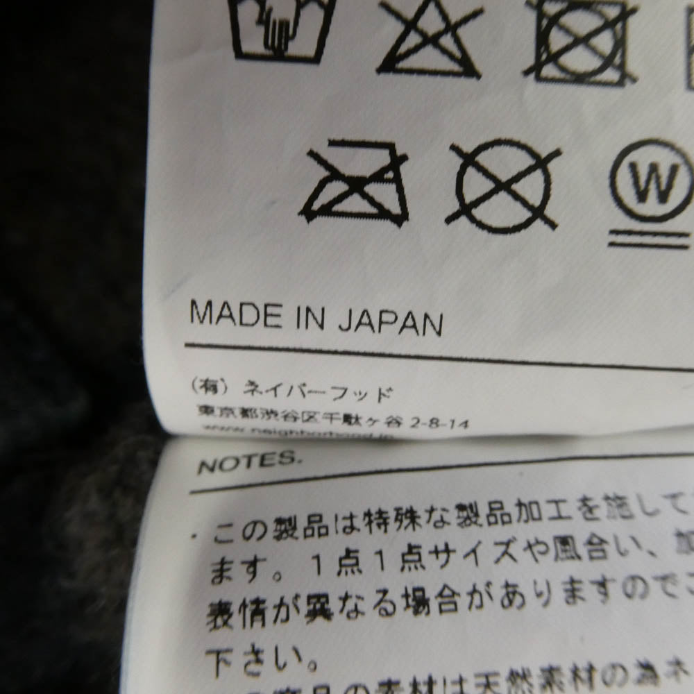 NEIGHBORHOOD ネイバーフッド 242AQNH-JKM03 CORDUROY COLLAR WASHED COVERALL コーデュロイカラー ペンキ加工 ジャケット インディゴブルー系 マルチカラー系 L【中古】