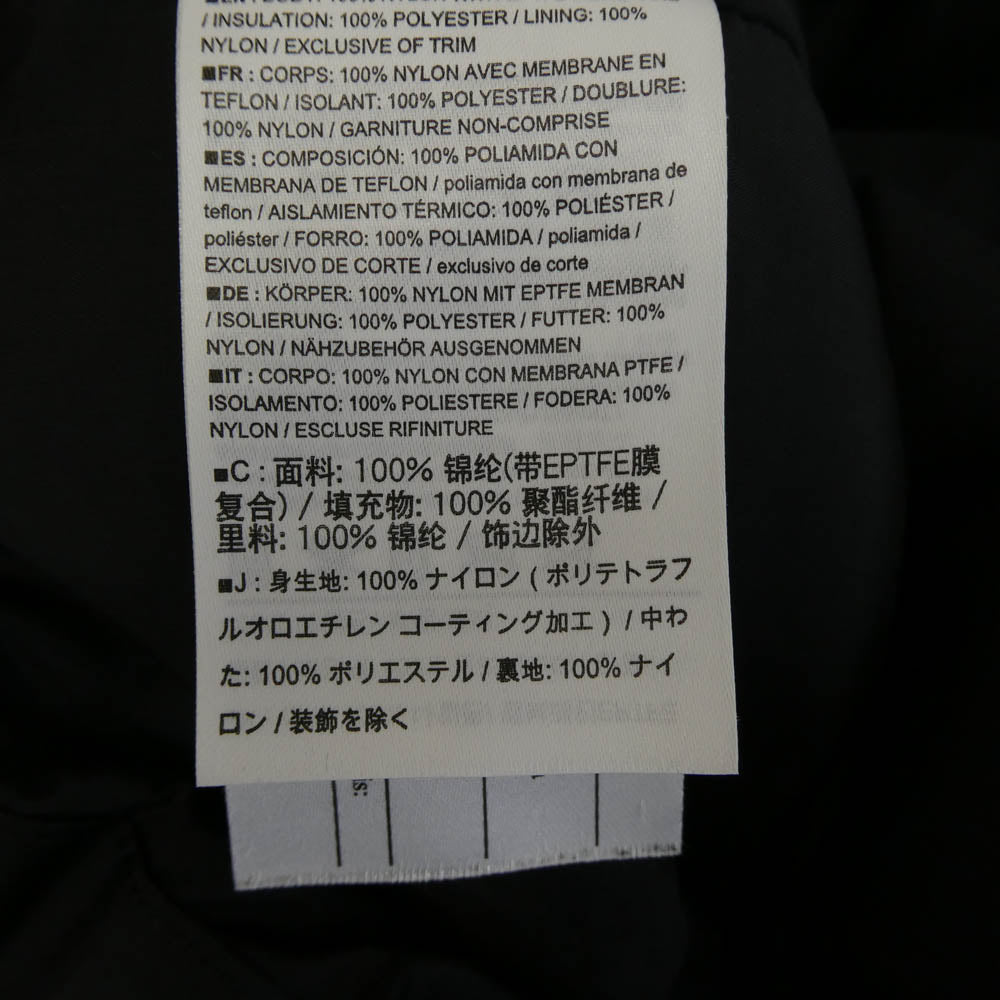 ARC'TERYX アークテリクス LEAF COLD WX HOODY LT JACKET リーフ コールド ワックス フーディー エルティー ジャケット ブラック系 S【中古】