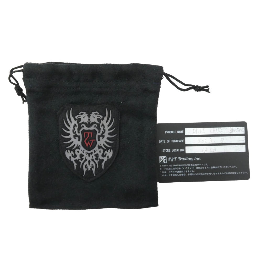 TRAVIS WALKER トラヴィスワーカー 販売証明書付属 Drive chainドライブチェーン ブレスレット シルバー系 ゴールド系【中古】
