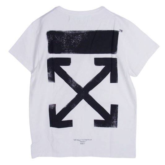 OFF-WHITE オフホワイト Darlin ダーリン クロスドアロー プリント 半袖 Tシャツ カットソー ホワイト系 XXS【美品】【中古】