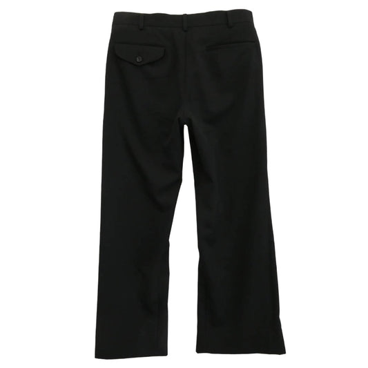COMME des GARCONS HOMME PLUS コムデギャルソンオムプリュス 26SS PQ-P054 ウールギャバジン マルチジップ トラウザーズ パンツ ブラック系 S【美品】【中古】
