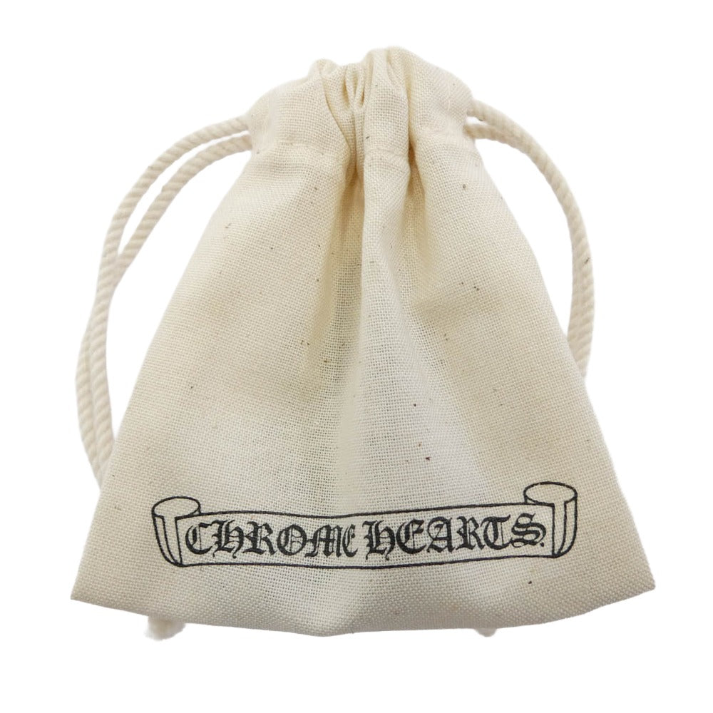 CHROME HEARTS クロムハーツ(原本無) RUBBER CH CRS SML ラバー スモール CH クロス シリコン ラメ入り ネックレス ブラックグリッター ブラック系【中古】
