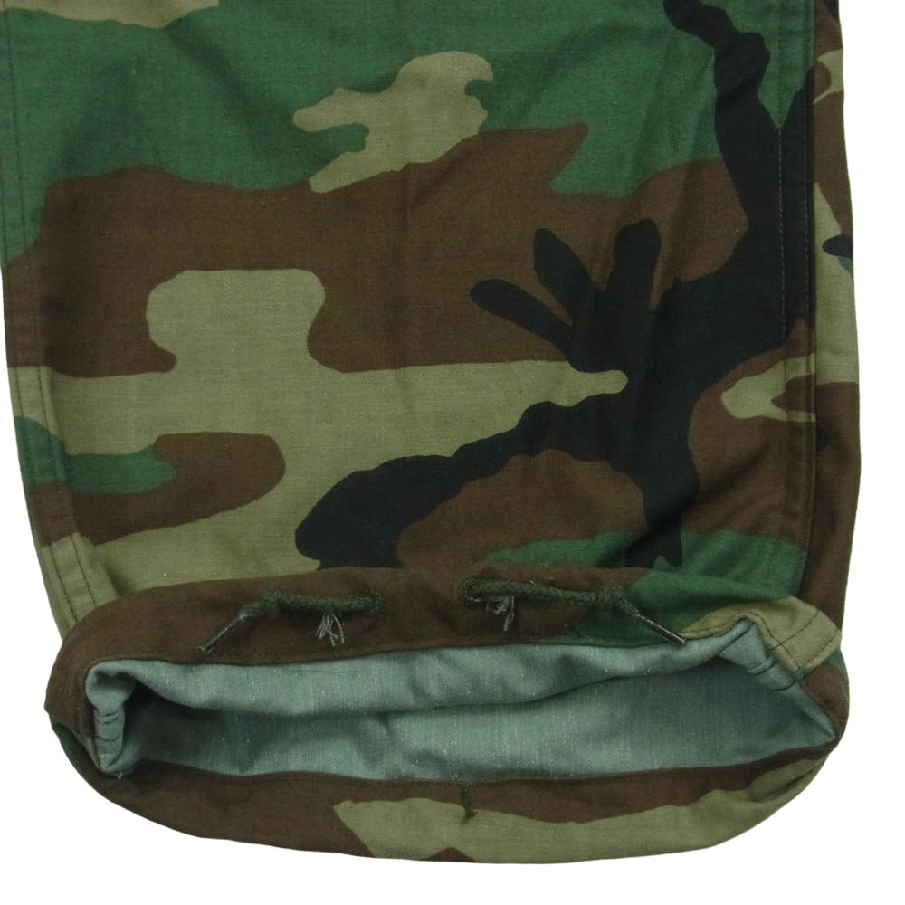 米軍 DLA100-87-C-0356 US ARMY 米軍 M-65 TROUSERS ウッドランドカモ 迷彩 トラウザーズ カーゴ パンツ グリーン系 ブラウン系 ブラック系 S【中古】