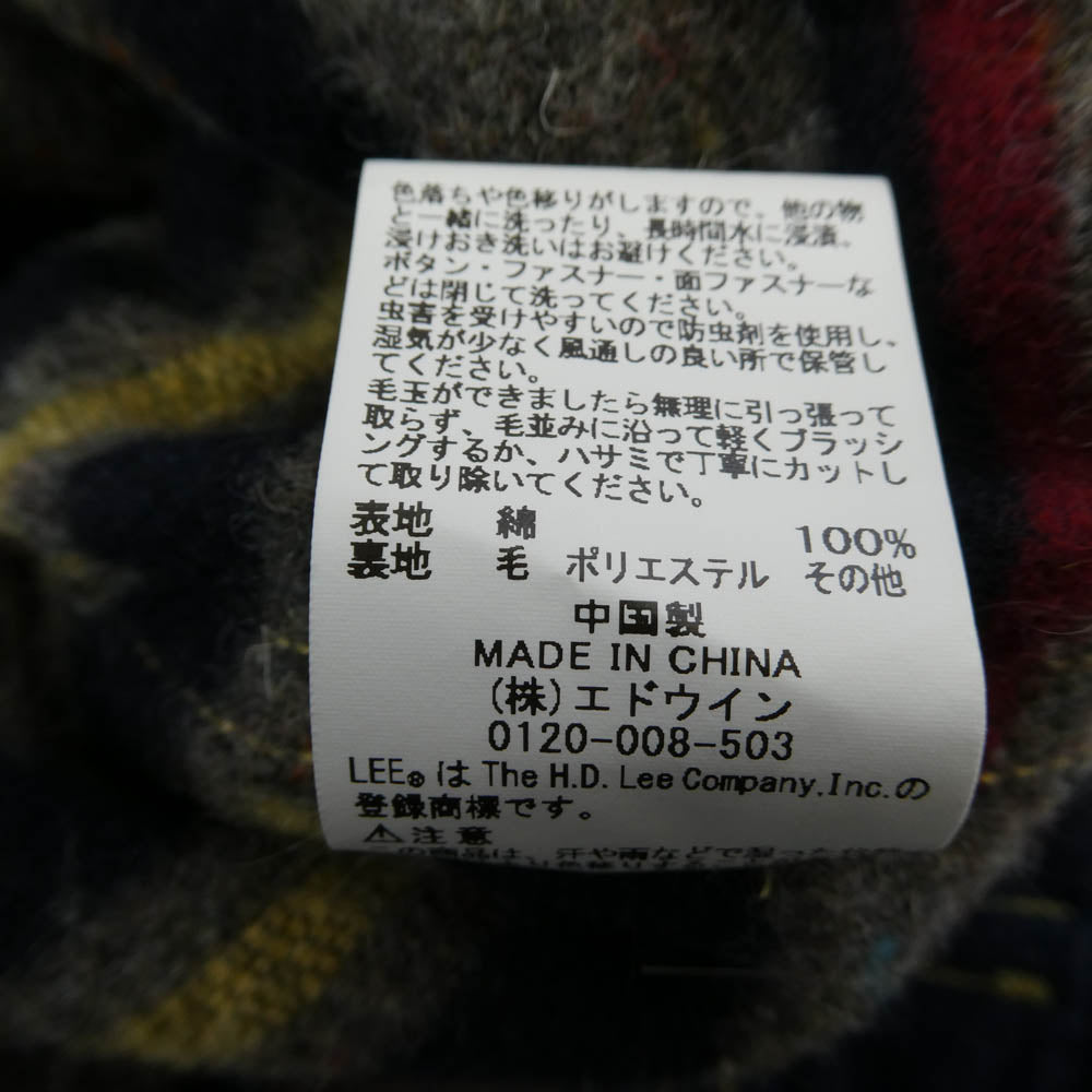 Lee リー LM4692 SUPER SIZED STORM RIDER スーパー サイズド ストームライダー ジャケット インディゴブルー系 ブラウン系 M【中古】