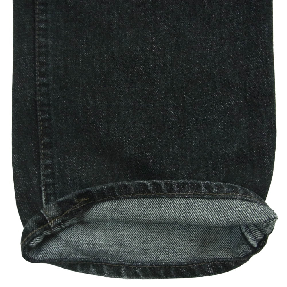 Levi's リーバイス 503-0259 503-0213 J09刻印 スモールe ジップアップ ブラック デニム パンツ ジーンズ グレー系 W33 L33【中古】
