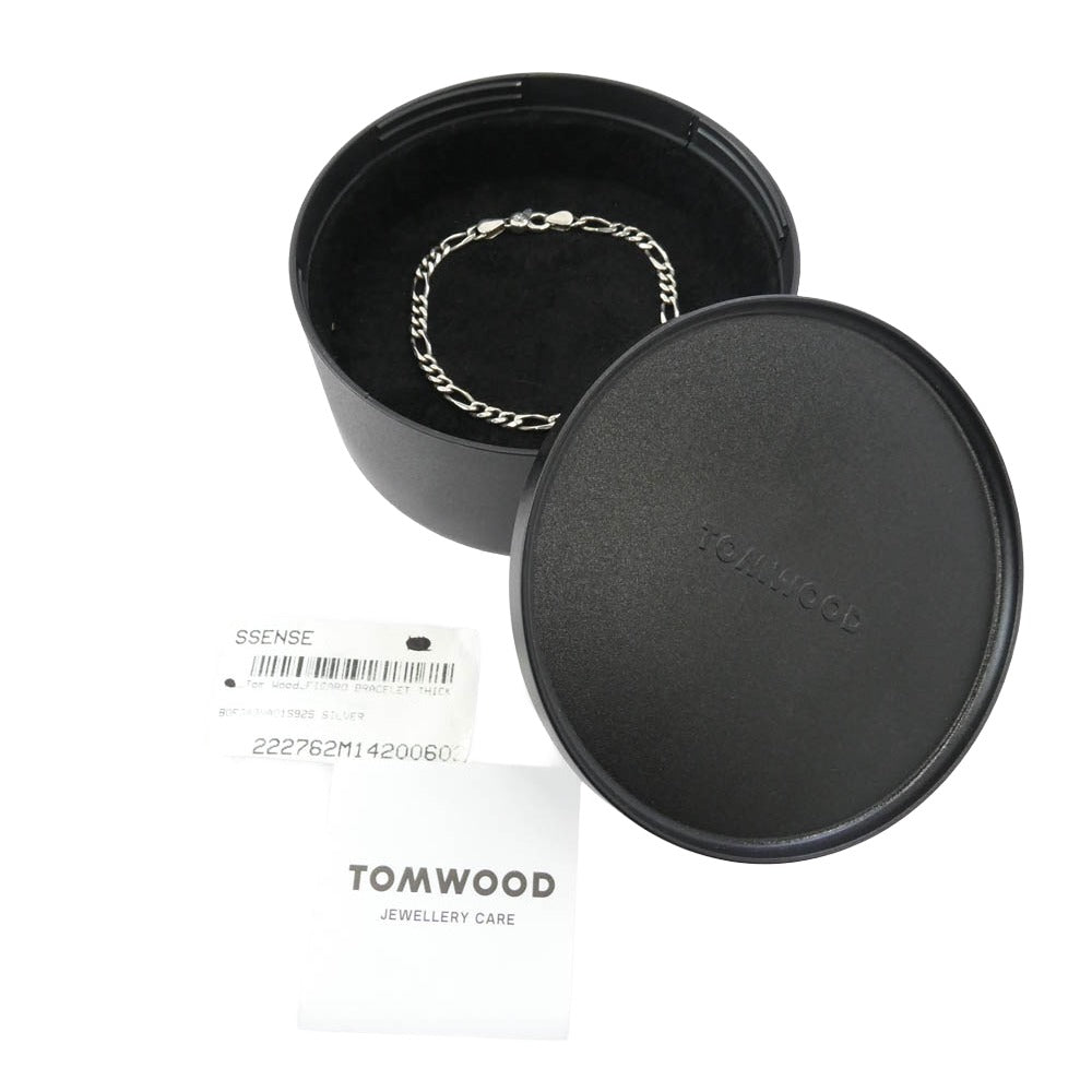 TOM WOOD トムウッド Figaro Bracelet Thick フィガロ ブレスレット シルバー系【中古】