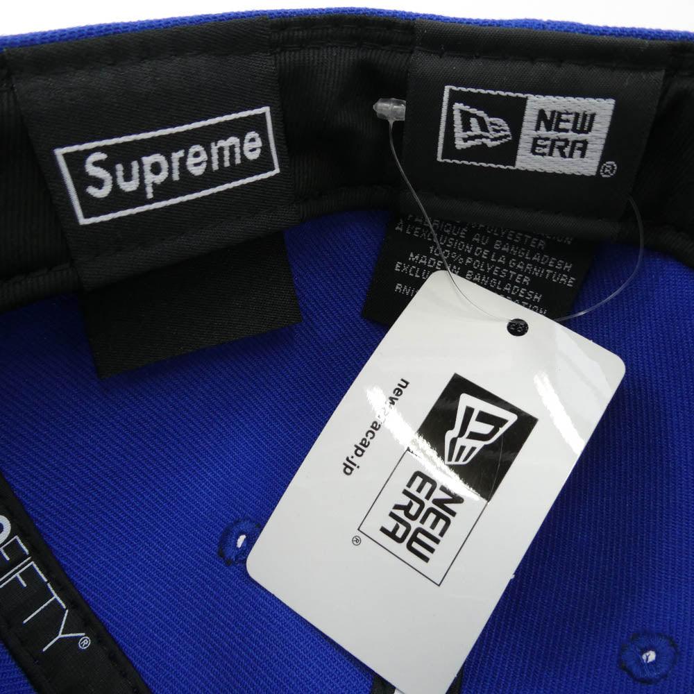 Supreme シュプリーム Bones Box Logo New Era Cap ニューエラ ボーンズ ボックス ロゴ ベースボール キャップ ブルー系 7 1/2【極上美品】【中古】