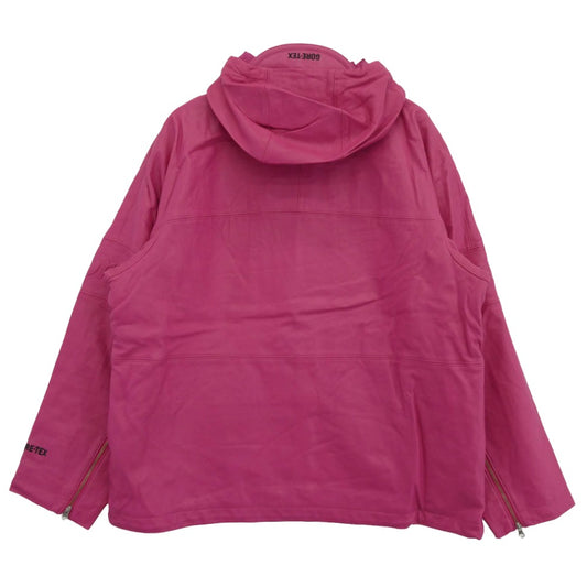 Supreme シュプリーム 22SS GORE-TEX Leather Jacket 羊革 シープスキン ゴアテックス レザー ジャケット ピンク系 L【極上美品】【中古】