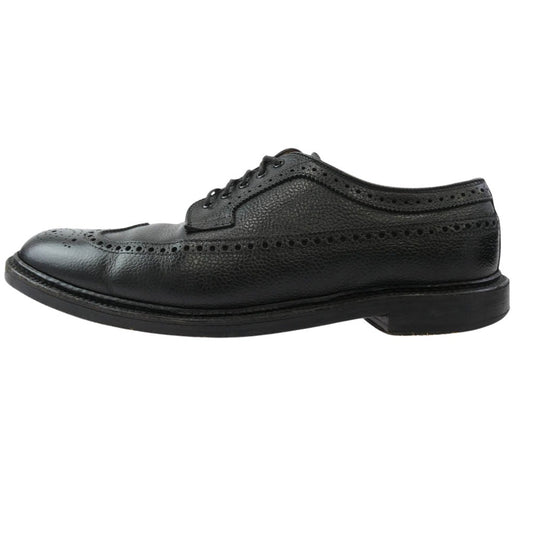 ALDEN オールデン UNITED ARROWS ユナイテッドアローズ 97610 ロングウイングチップ レザー シューズ ブラック系 9.5【中古】