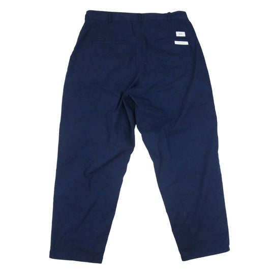 WTAPS ダブルタップス 24SS 241TQDT-PTM03 LEZ HUNTS TROUSERS CTPL WEATHER COOLMAX ウェザー クールマックス タックパンツ ネイビー系 X03【中古】