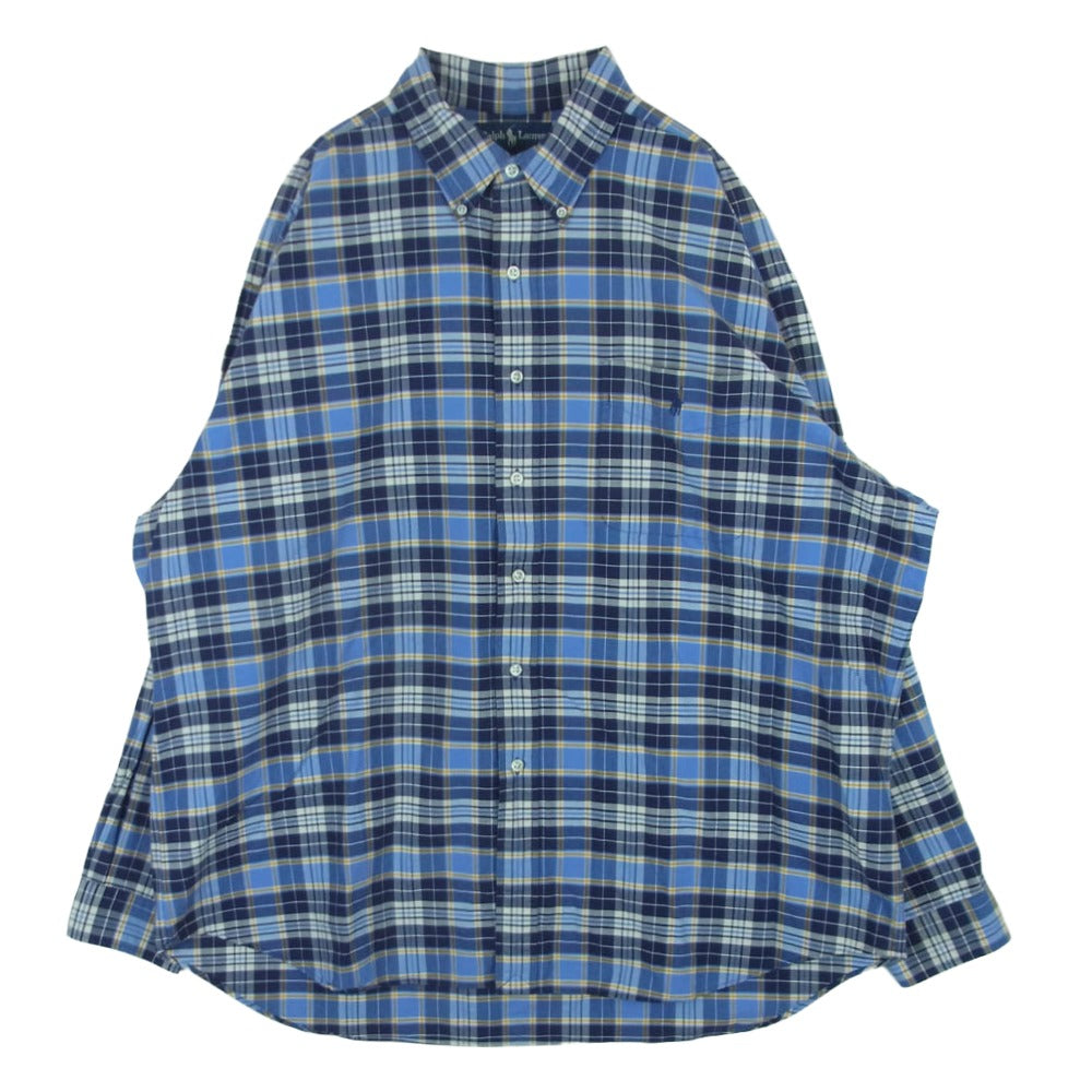 RALPH LAUREN ラルフローレン BIG SHIRT ビッグ 長袖 チェック シャツ