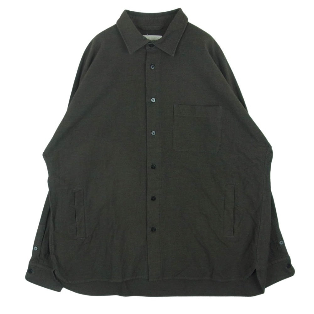 稀少・美品】YOKO SAKAMOTO ヨーコサカモト／長袖シャツ／ホワイト 白 長袖シャツ ヨーコサカモト シャツ 稀少・美品 YOKO SAKAMOTO ヨーコ
