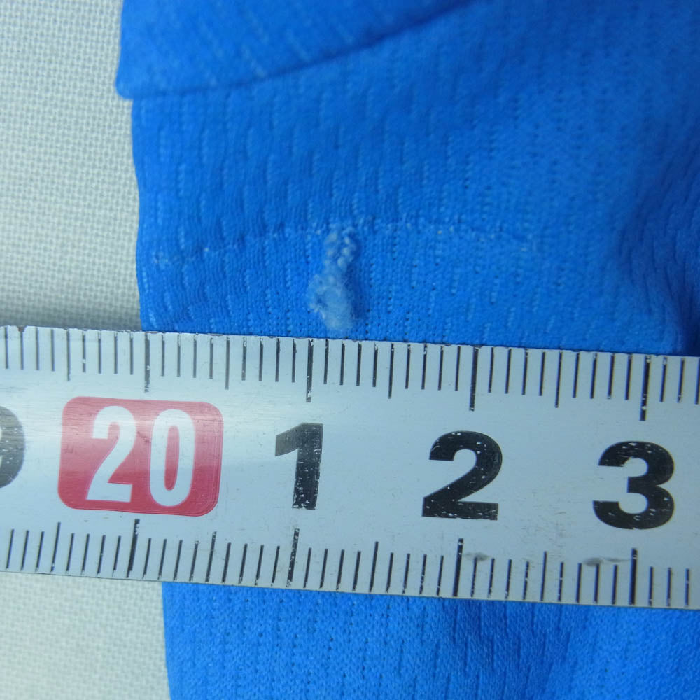 HYSTERIC GLAMOUR ヒステリックグラマー 26SS 02261CL08 HIGH VOLTAGE メッシュ 長袖 カットソー ライトブルー系 L【極上美品】【中古】