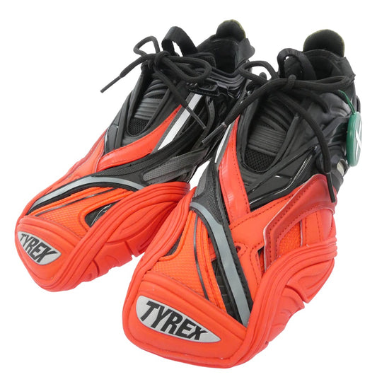 BALENCIAGA バレンシアガ 617517 W2CB1 TYREX タイレックス スニーカー レッド系 38【極上美品】【中古】